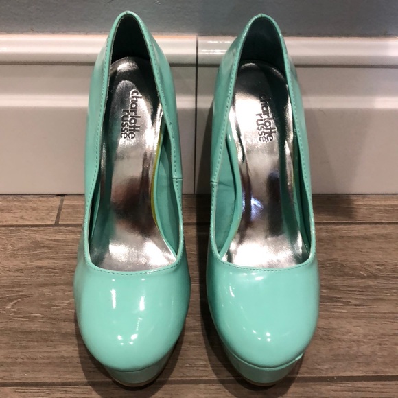 Charlotte Russe Shoes - Mint Charlotte Russe pumps